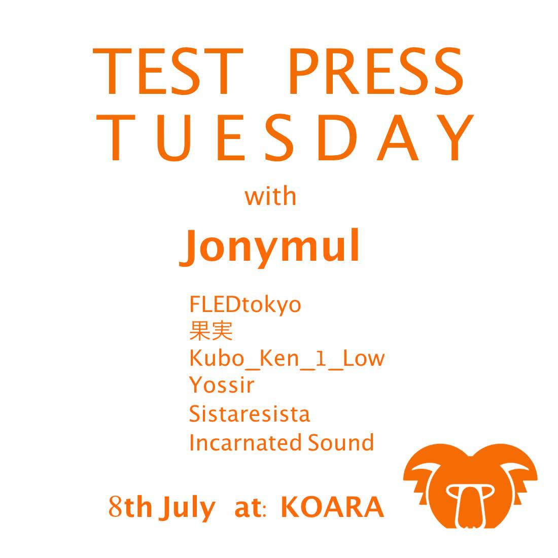 TEST PRESS TUESDAY 